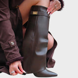 Ana - Botas de Caña Alta de Cuero