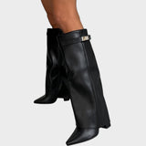 Luna - Botas de Caña Alta de Cuero