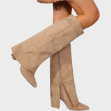 Sofía - Botas de Caña Alta de Ante