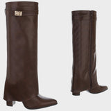 Ana - Botas de Caña Alta de Cuero