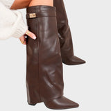 Ana - Botas de Caña Alta de Cuero