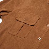La Camisa de Corduroy Casual de Botones para Hombre Norwick