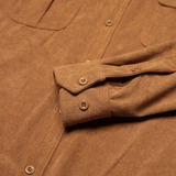 La Camisa de Corduroy Casual de Botones para Hombre Norwick