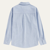 La Camisa de Rayas para Hombre Tenerife con Cuello Clásico y Bolsillo