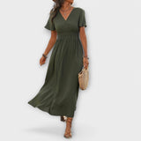 Carmen | Vestido con escote en V y mangas largas