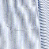 La Camisa de Rayas para Hombre Tenerife con Cuello Clásico y Bolsillo
