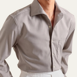 La Camisa de Vestir Italiana para Hombre de Savile Row - Estilo Empresarial Ajustado