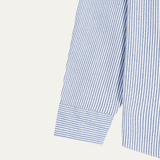 La Camisa de Rayas para Hombre Tenerife con Cuello Clásico y Bolsillo