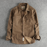 La Camisa Casual Retro de Rayas para Hombre Stratford Hill
