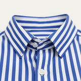 La Camisa de Algodón Rayada de Londres para Hombres