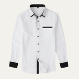 La Camisa Casual de Hombre Vercelli con Detalle de Contraste