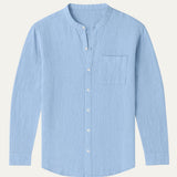 La Camisa de Lino Brighton – Camisa de Manga Larga para Hombres