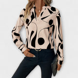 Beatriz | Blusa elegante de manga larga con escote en forma de V