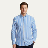 La Camisa de Algodón Rayada de Londres para Hombres