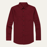 La Camisa de Vestir de Ajuste Slim para Hombre Biarritz, Estilo Smart Casual