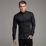 La Camisa de Vestir de Ajuste Slim para Hombre Biarritz, Estilo Smart Casual