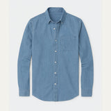 La Camisa de Mezclilla Casual Boston para Hombres