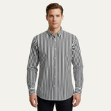 La Camisa de Algodón Rayada de Londres para Hombres