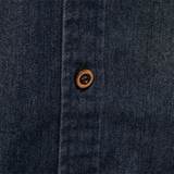 Camisa de Cuello Alto de Algodón Slim Fit para Hombre Roseland