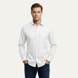 La Camisa Formal de Algodón Satinado para Hombre Kensington