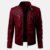 Artur | Chaqueta Cuero con Bolsillos