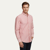 La Camisa de Algodón Rayada de Londres para Hombres