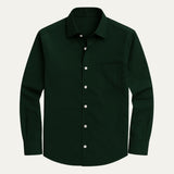 La Camisa Formal de Algodón Satinado para Hombre Kensington