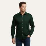 La Camisa Formal de Algodón Satinado para Hombre Kensington