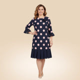Pia - Vestido midi elegante y cómodo