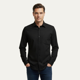La Camisa Formal de Algodón Satinado para Hombre Kensington
