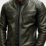 Javier | Chaqueta De Cuero Impactante
