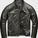 Javier | Chaqueta De Cuero Impactante