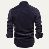 La Camisa de Corduroy Casual para Hombre Lecce