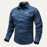 La Camisa Táctica Militar para Hombre Norcia con Bolsillos