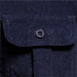 La Camisa de Corduroy Casual de Botones para Hombre Castellina