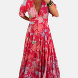 LEONTINA | VESTIDO MAXI FLORAL FLUIDO