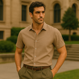 La Camisa de Lino de Manga Corta Westmere para Hombre