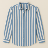 La Camisa de Lino a Rayas Portwell para Hombres