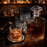 Botella de whisky - Conjunto de botella y vasos
