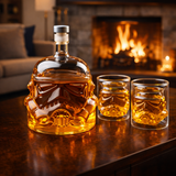 Botella de Whisky - Conjunto de Botella y Vasos