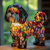 Lámpara Brillante de Shih Tzu | con Lazo