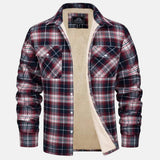 Ramiro | Chaqueta Bomber con Cuadros Forro Cálido