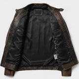 Javier | Chaqueta De Cuero Impactante