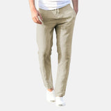 Hugo | Pantalón de Lino Lineal Transpirable