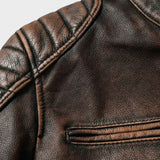 Javier | Chaqueta De Cuero Impactante