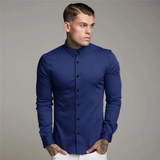 La Camisa de Vestir de Ajuste Slim para Hombre Biarritz, Estilo Smart Casual