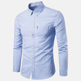 Javier | Camisa de Botón de Manga Larga