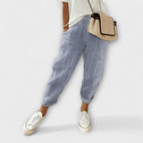 Sanne - Pantalones de rayas cómodos