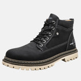 Xavier | Botas de Tobillo Cordones y Suela Rugosa