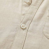 La Camisa de Lino Brighton – Camisa de Manga Larga para Hombres